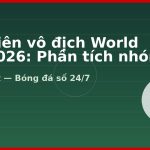 Ứng viên vô địch World Cup 2026: Phân tích nhóm bóng lớn
