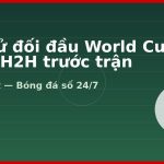 Lịch sử đối đầu World Cup 2026: H2H trước trận knock-out