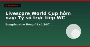 Livescore World Cup hôm nay: Tỷ số trực tiếp WC 2026