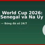 Bảng I World Cup 2026: Pháp, Senegal và Na Uy